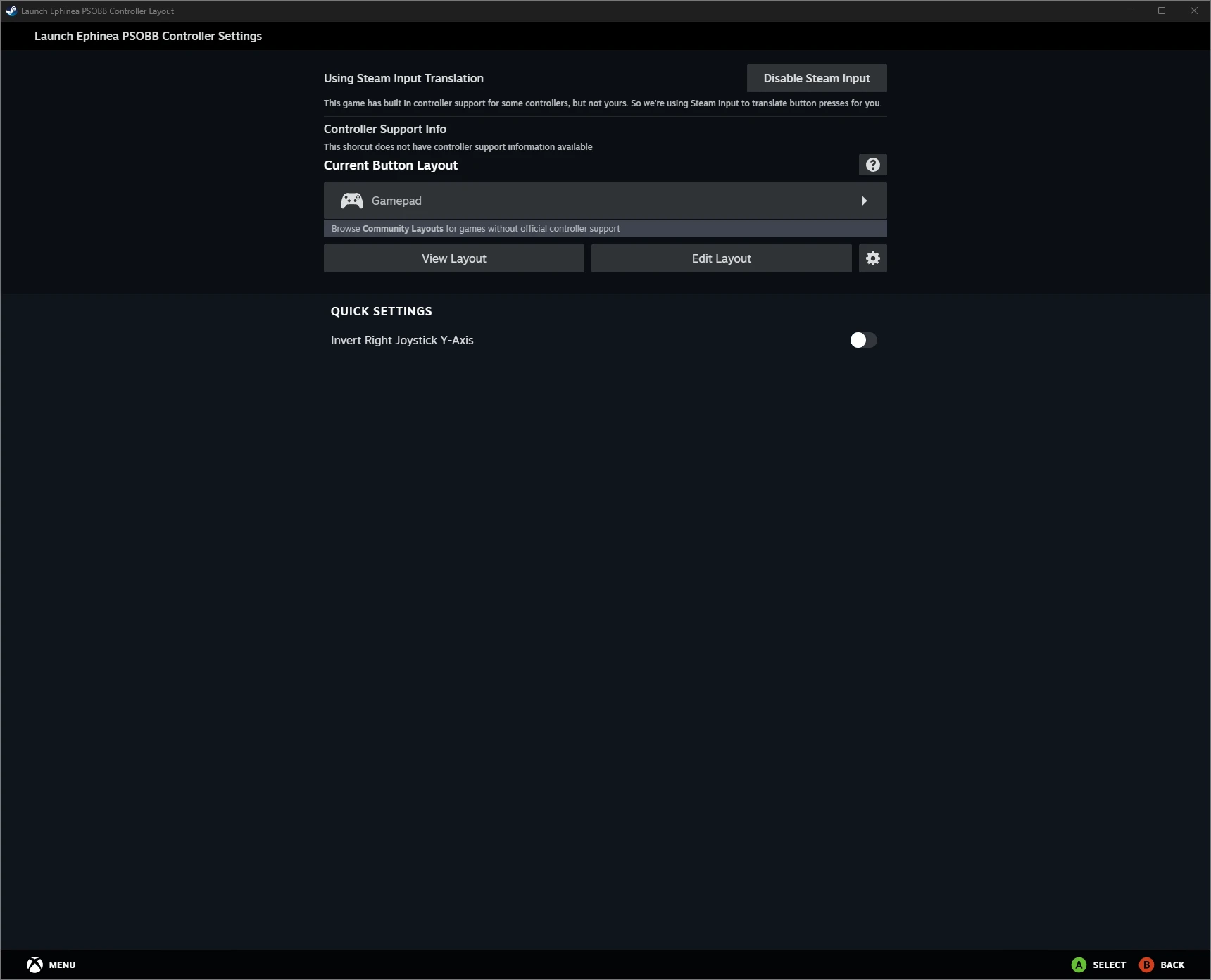 Create a Steam Button Layout - Step 1