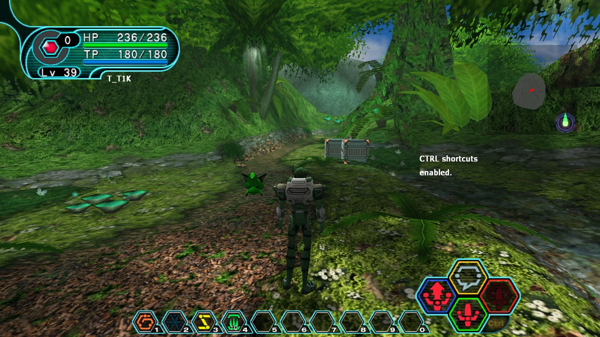 Enable Ctrl Shortcuts - Enabled