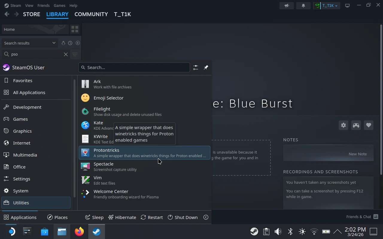 Install Protontricks - Open Protontricks